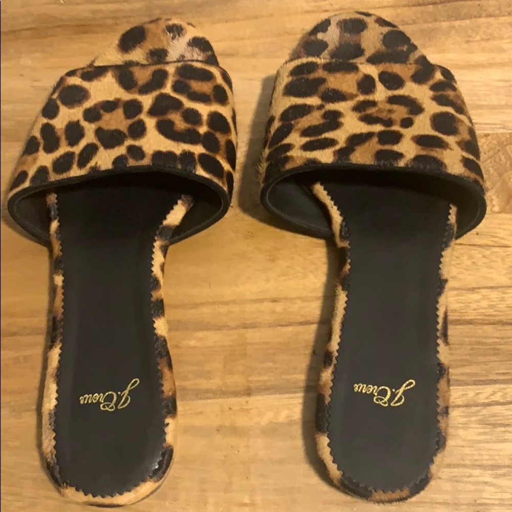 Jcrew calf hair flat sandals - Picture 3 of 4